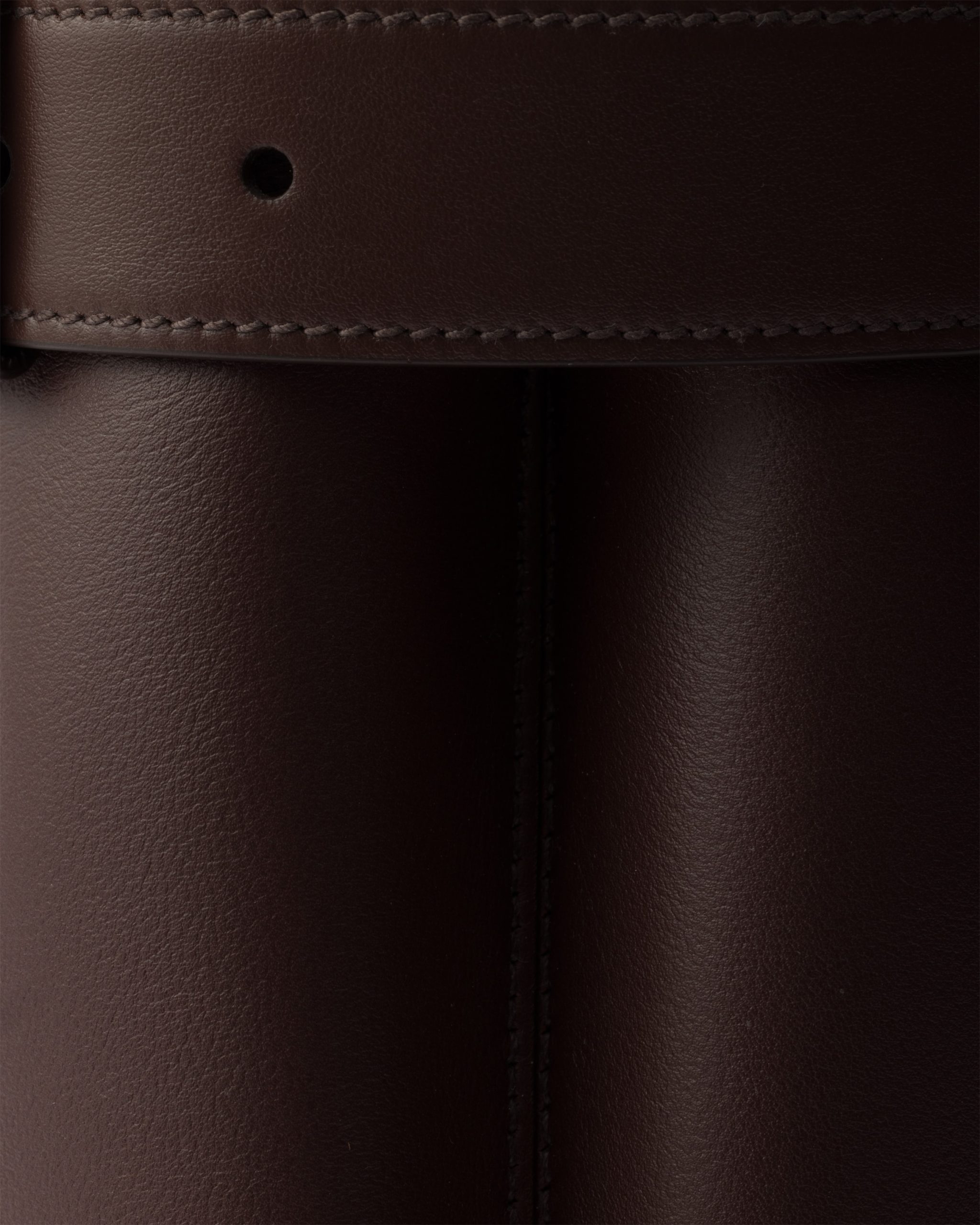 Prada Buckle small leather handbag with belt - Image 2